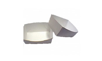 Frittenschälchen F6 weiss - 250 St. 12x7xH4,5cm